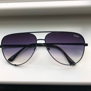 QUAY women’s  High Key sunglasses in black fade